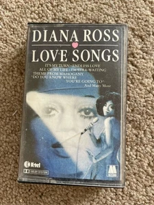 Diana Ross Love Songs Cassette box and inlay only, no cassette - Picture 1 of 3