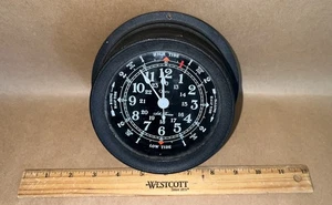 Vintage Seth Thomas Ships Time & Tide Clock Porthole Seasprite II Quartz Working - Picture 1 of 24