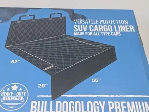 Bulldogology SUV Cargo Liner for Dogs - Heavy Duty Pet Trunk Cargo Cover - Picture 1 of 4