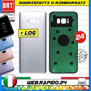 BACK COVER SCOCCA POSTERIORE VETRO+BIADESIVO PER SAMSUNG GALAXY S8 SM-G950F - Foto 1 di 1