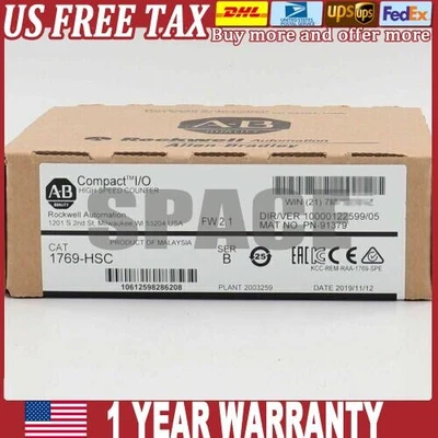 New Sealed AB 1769-HSC CompactLogix High-Speed Module 1769HSC US Free Tax - Image 1 of 4