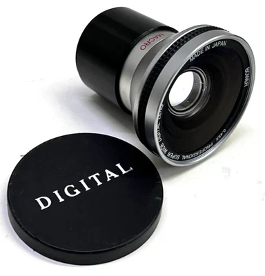 Lente digital súper ancha profesional para Olympus Macro Bower 0,45X hecha en Japón Foto 1 de 4