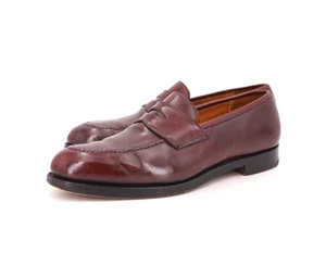 $1350 | MOCASÍN CROCKETT & JONES HENLEY US 11 D UK 10 E CONCHA BORGOÑA CORDOBÉS - Imagen 1 de 18