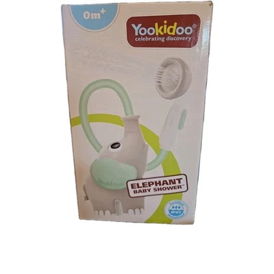 YOOKIDOO-ELEFANTE BABY SHOWER-0M+ CERTIFICADO IMPERMEABLE IPX7- ¡NUEVO/EN CAJA! Foto 1 de 4