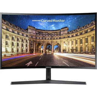 Samsung 27" 1080p 4ms 60Hz AMD FreeSync Curved Monitor HDMI DP LC27F398FWNXZA - Image 1 of 4