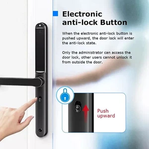 Bluetooth Elektronisches Schloss Passwort Fingerabdruck Wasserdicht Aluminium Schieben DoouY - Bild 1 von 14