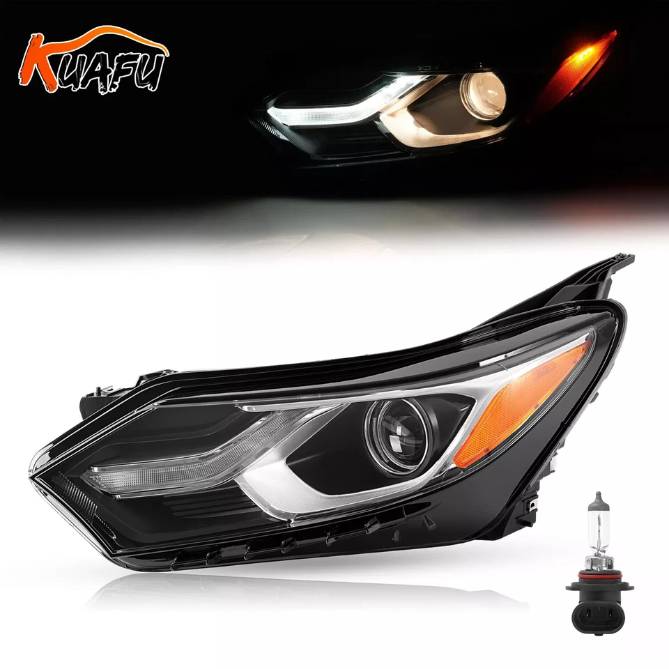 Faro halógeno LED DRL lado del conductor para Chevy Equinox 2018 2019 2020 Foto 1 de 4