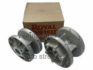 For Royal Enfield GT & Interceptor 650 Front & Rear Wheel Hub Assembly Silver - Picture 1 of 11