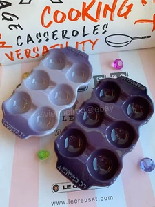 LE CREUSET CASSIS BLUEBELL BLUE BELL PURPLE OMBRE PROVENCE EGG TRAY HOLDER RARE - Picture 1 of 6