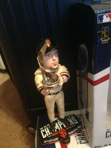MADISON BUMGARNER San Francisco Giants Bobble Head 2014 World Series MVP Trophy Cover