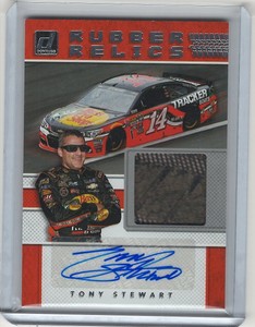 2018 DONRUSS TONY STEWART BASS PRO RUBBER RELICS RU TIRE AUTO CARD#RRS-TS 