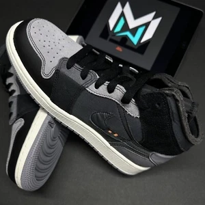 Nike Air Jordan 1 Mid SE Craft Stealth Black DV0438-001 GS Youth/ Women's NBY - Picture 1 of 13