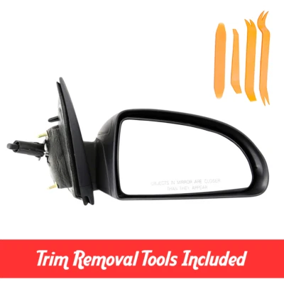 Passenger Side Manual Mirror For 2005-2010 Chevrolet Cobalt Sedan GM1321310 - Image 1 of 4