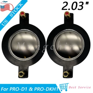 2PCS 2" Diaphragm Voice Coil For Audiopipe APHC-6278 APHC-6256 8 ohms Drivers - Picture 1 of 4
