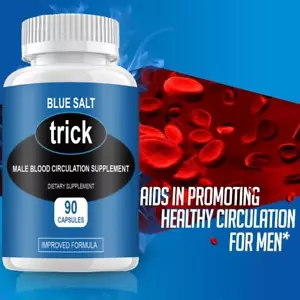 Blue SaltTrick Boost-Best BloodFlow Supplement-for BloodCirculation 90PCS/bottle - Picture 1 of 10