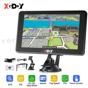 XGODY 7 INCH 2.5D Screen GPS Navigation Car Truck SAT NAV Free Australia Map POI - Picture 1 of 13