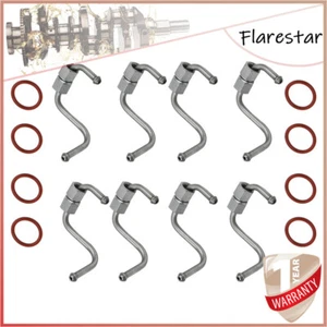 Juego de 8 inyectores de combustible línea de oring y sello para Ford F-550 Super Duty V8 2008-2010 - Imagen 1 de 10