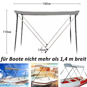 Bimini Top Ersatz Verdeck Bootsverdeck Sonnenverdeck Boot Sonnensegel Sonnendach - Bild 1 von 15