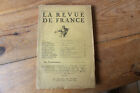 la revue de FRANCE - Novembre 1926 N°21 - M. Proust, A. Salmon, etc...