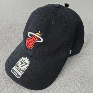 Miami Heat NBA Hat Adult Large Black '47 Brand Franchise Fitted Cap - Picture 1 of 15