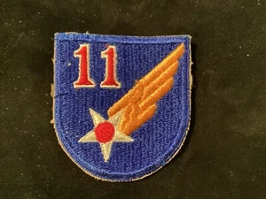 WW2 11TH ARMY AIR FORCE ORIGINAL PATCH IN EXCELLENT CONDITION - Picture 1 of 2