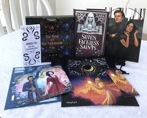 Seven Faceless Saints ~M. K. Lobb~FairyLoot Exclusive YA Full Box~Book SIGNED - Picture 1 of 15
