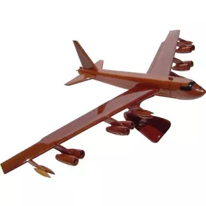 Modelo de escritorio de exhibición artesanal de caoba B-52 Strato Fortress altamente detallado - Imagen 1 de 1