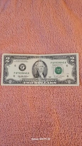 1995 - $2 Two Dollar Bill - F45401269B - Picture 1 of 3
