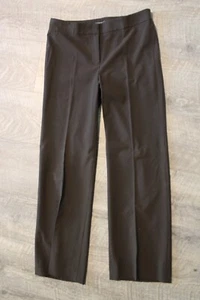 Kenneth Cole Reaction Business Dress Pants Sz 6 Classic Black Slacks Flat Front - Picture 1 of 9