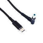 New 1.8M USB Type C PD Charging Cable Cord to 4.5*3.0mm Laptop Adapter For HP