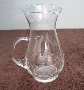 Vintage Princess House Crystal Pitcher Large Beverage Server Heritage 10" - Picture 1 of 9