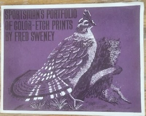 Fred Sweney, Suite Of 3 Art Prints In Folder, Color, Etch Prints, Unframed. - Picture 1 of 5