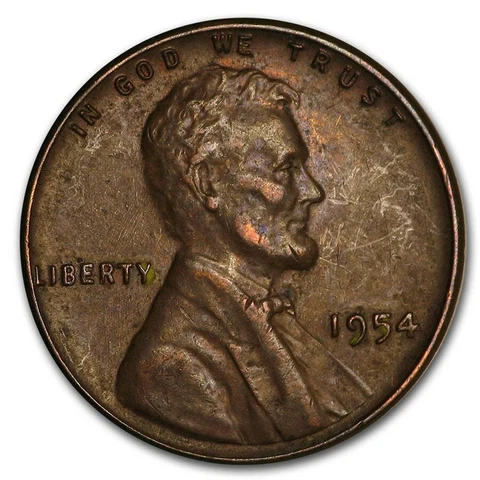 1954 P - Lincoln Wheat Penny - G/VG Cover