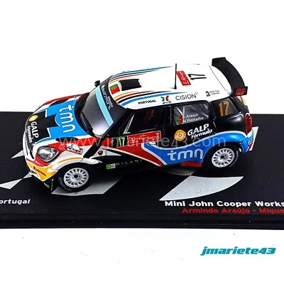 Mini John Cooper Works WRC #17 A.Araujo - M. Ramalho Rally Portogallo 2011 1:43 - Immagine 1 di 4