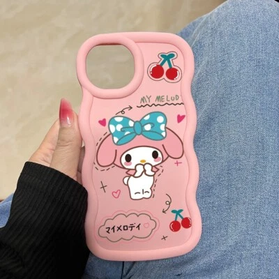 For Various Phone Cute Wave Cartoon Case Hot Women Girls Pretty ShockProof Cover - Image 1 of 4
