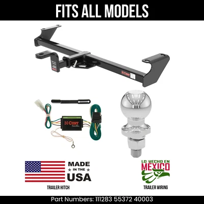 Enganche de remolque Sidekick para 89-95 cableado de 4 pines bola de 2" se adapta a todas las curvas 2 k Foto 1 de 4
