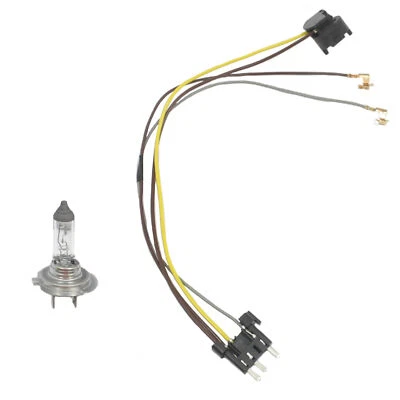 Arnés de cableado de faros para E500 E55 Benz y bombilla de faros H7 70W izquierda/derecha Foto 1 de 2