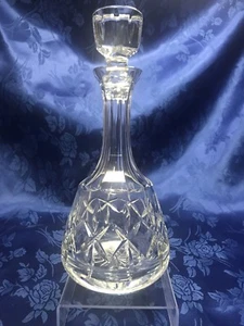 Decantador de vino de cristal ATLANTIS cortes de estrella excelente estado - Imagen 1 de 6