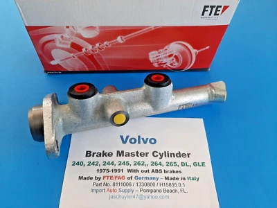 Volvo 240 - 242 - 244 - 245 - 262 - 264 - 265 DL & GLE R/H Brake Master Cylinder - Image 1 of 4