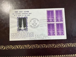 CROSBY US First Day Cover 852-1f - Picture 1 of 2