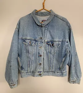 Giacca camionista vintage Levi's unisex adulto denim grande made in USA - Foto 1 di 9