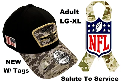 NFL NO Saints Salute To Service Camuflaje Digital Bandera de EE. UU. Nueva Era Adulto Lg - XL Sombrero Foto 1 de 4