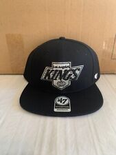 Los Angeles Kings Nhl '47 Brand Black Adjustable Captain Snapback Hat