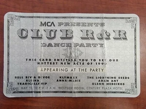Club R&R 1990 Dance Party Pass - Picture 1 of 2
