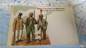 Arbeit hat erfunden Vagabunden AK Postkarte 8727 - Picture 1 of 2