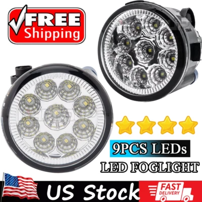 Pair of Bumper LED Fog Light Driving Lamps For Nissan Murano 09-12 LH + RH 6000K - Imagem 1 de 4