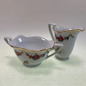 Schumann Porcelain Creamer and Sugar Bowl - Germany - Picture 1 of 11