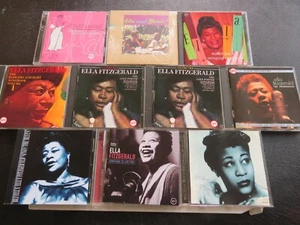 ELLA FITZGERALD - 10 x CD Job lot -Love Songs/Swinging Christmas/Rodgers & Hart - Picture 1 of 20