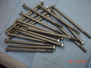 1/4 x 3" Schlittenschrauben Edelstahl Teilgewinde 48 Stück - Bild 1 von 1