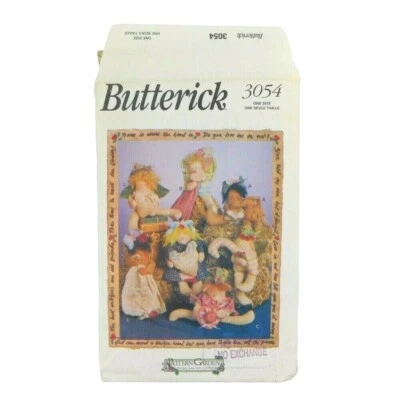 Butterick 3054 Forget Me Knots Doll Bunny Sewing Pattern Uncut - Image 1 of 4